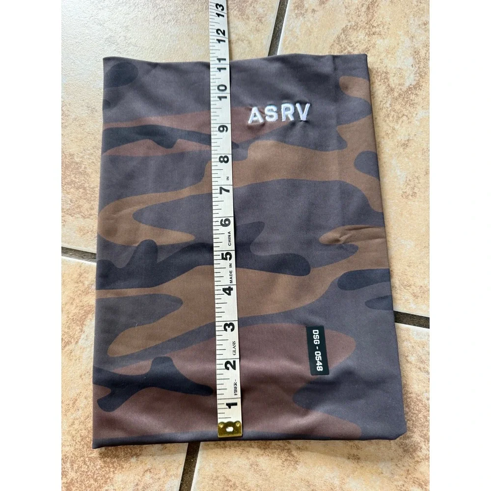 ASRV DSG-0548 Camo Neck Gaiter Brown Tactical Training Face Shield Mask
